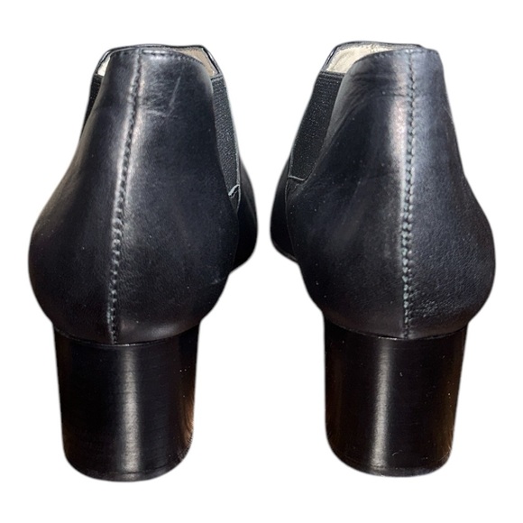 Amalfi by Rangoni Women's Black Leather Ankle Boots size 6.5 - Picture 6 of 9